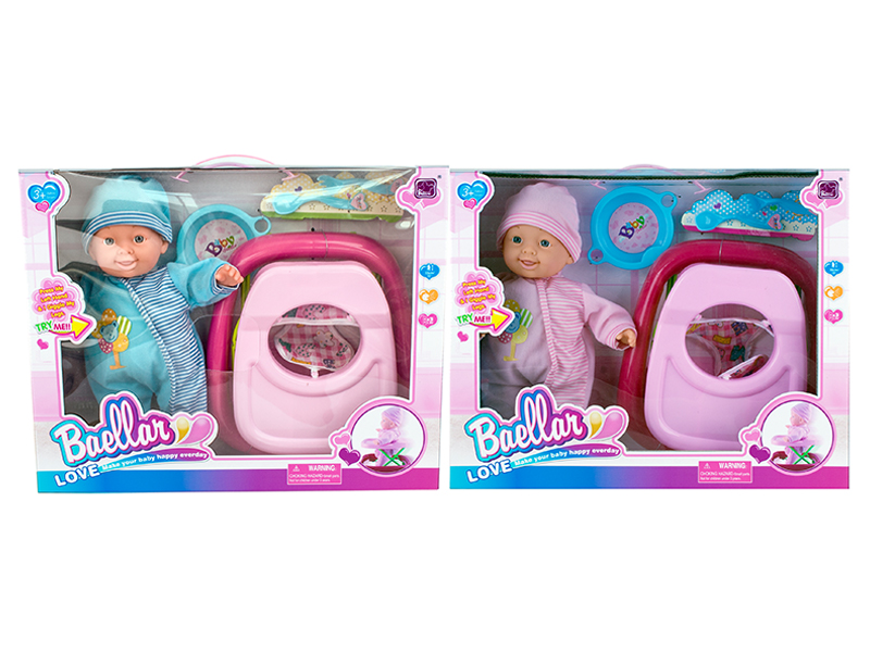 13 Inch B/O Toddler Doll