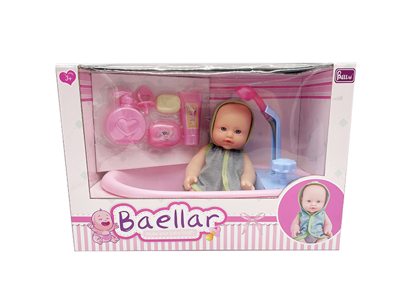 12 Inch Bathtub Ic Doll Set