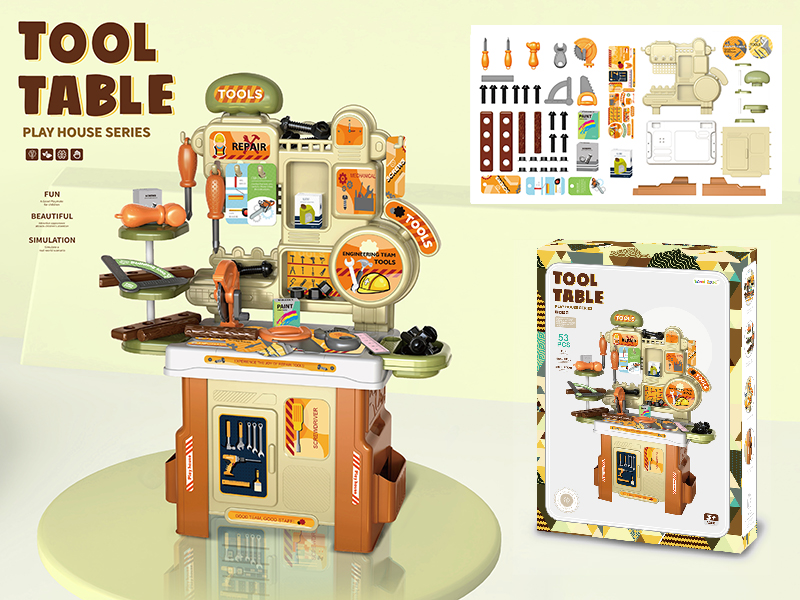 Tool Table Play House Series 53pcs