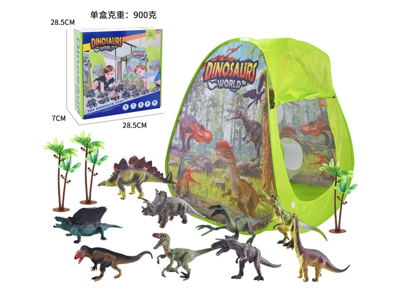 Dinosaur Tent Set With Dinosaurs