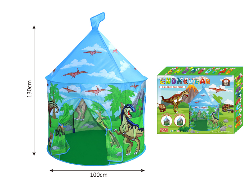 Cartoon Dinosaur Mongolian Yurt Tent