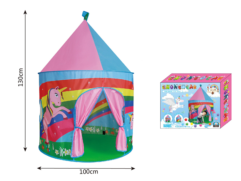 Rainbow Horse Mongolian Yurt Tent + 30 Balls