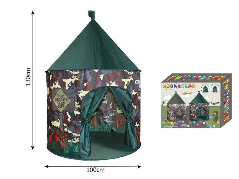 Camouflage Mongolian Yurt Tent + 30 Balls
