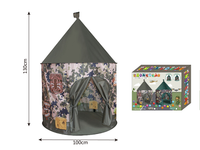 Camouflage Mongolian Yurt Tent + 30 Balls