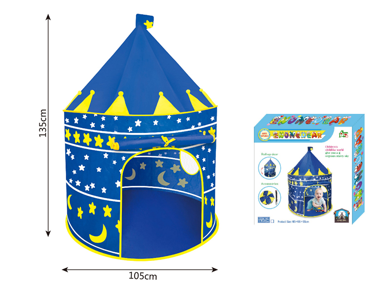 Blue Mongolian Yurt Tent