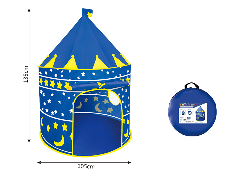 Blue Mongolian Yurt Tent