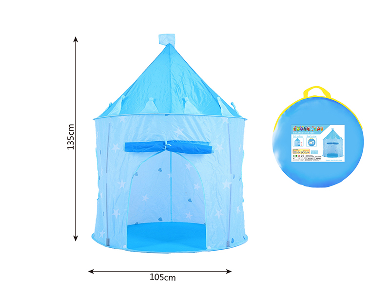 Star Pattern Blue Mongolian Yurt Tent