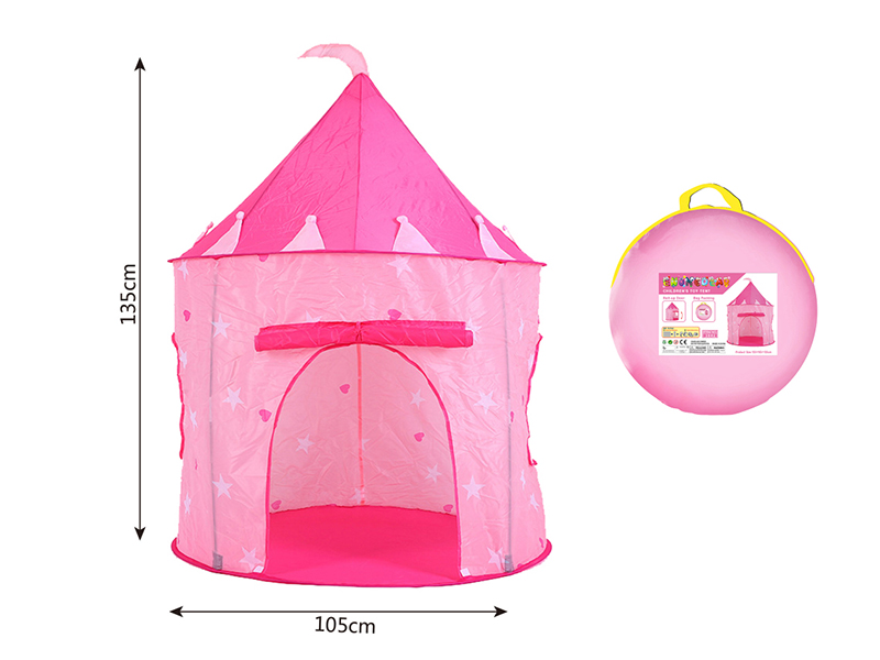Star Pattern Pink Mongolian Yurt Tent