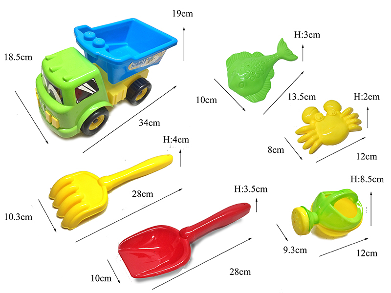 6PCS Beach Buggy Set