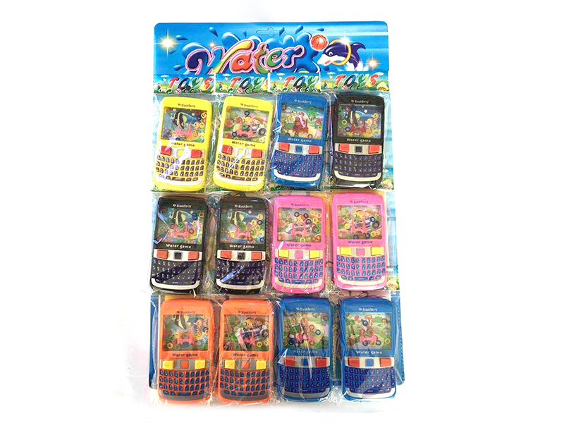 Mobile Phone Shape Water Game Toys(5 Colors)12pcs