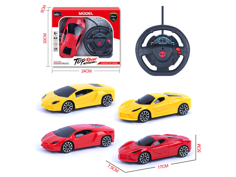 1:24 2Ch R/C Steering Wheel Sports Car