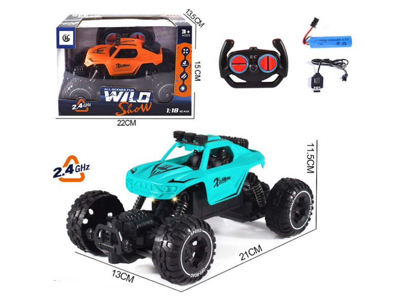 2.4G 1:18 4Ch R/C Off Road Climbing Vehicle