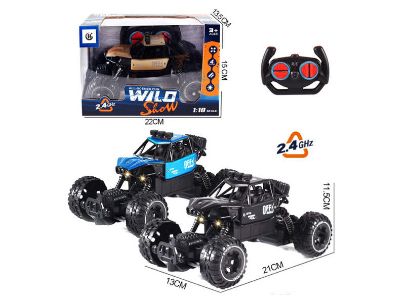 2.4G 1:18 4Ch R/C Alloy Off-Road Climbing Vehicle