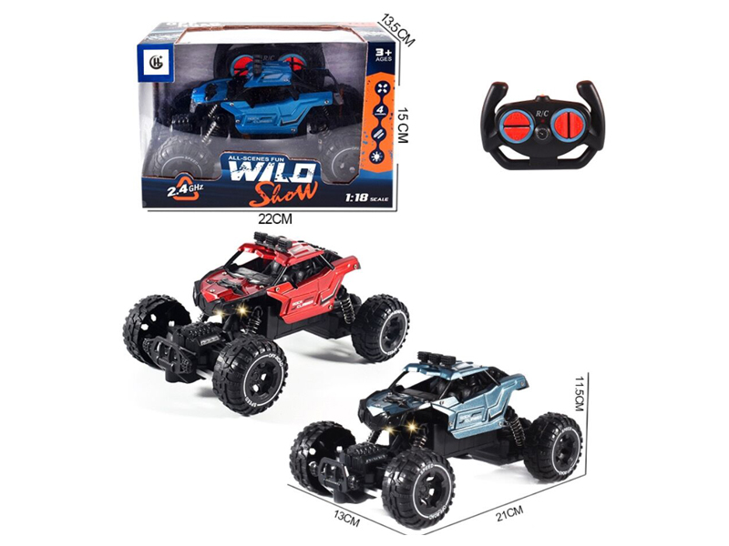 2.4G 1:18 4Ch R/C Alloy Off-Road Climbing Vehicle