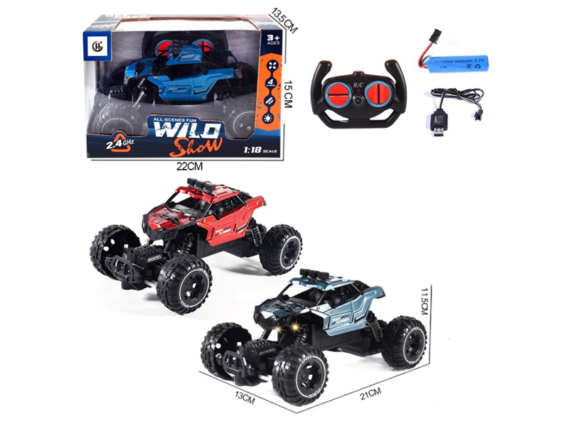 2.4G 1:18 4Ch R/C Alloy Off-Road Climbing Vehicle