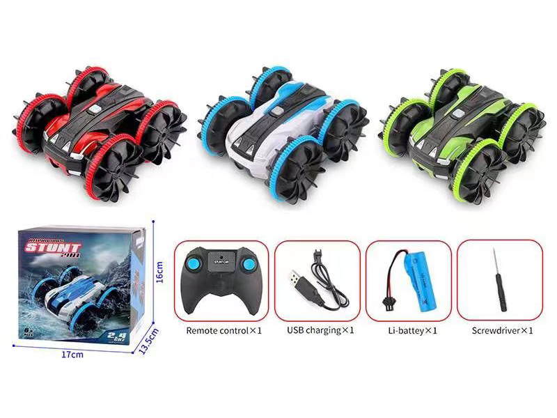 2.4G R/C Double Sided Amphibious Stunt Vehicle (Usb Light)
