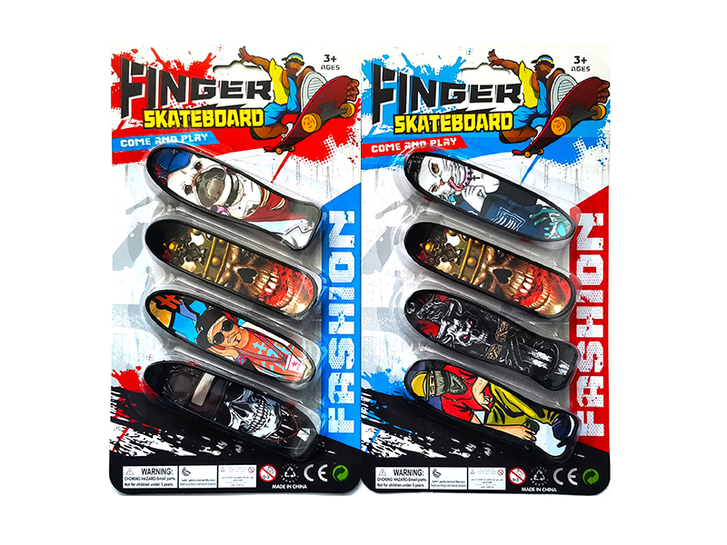 4PCS Finger Skate Board Toy