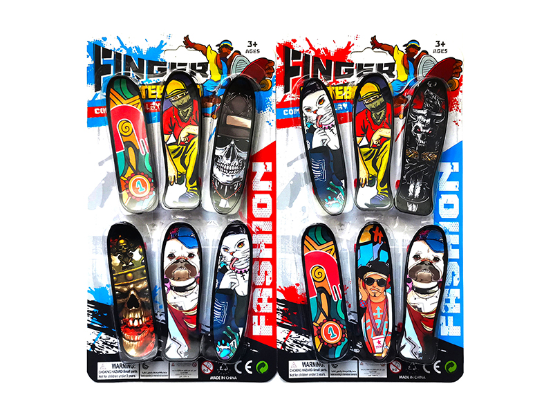 6PCS Finger Skate Board Toy