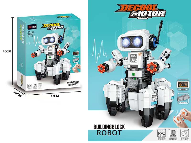 Remote Control Building Blocks Robot