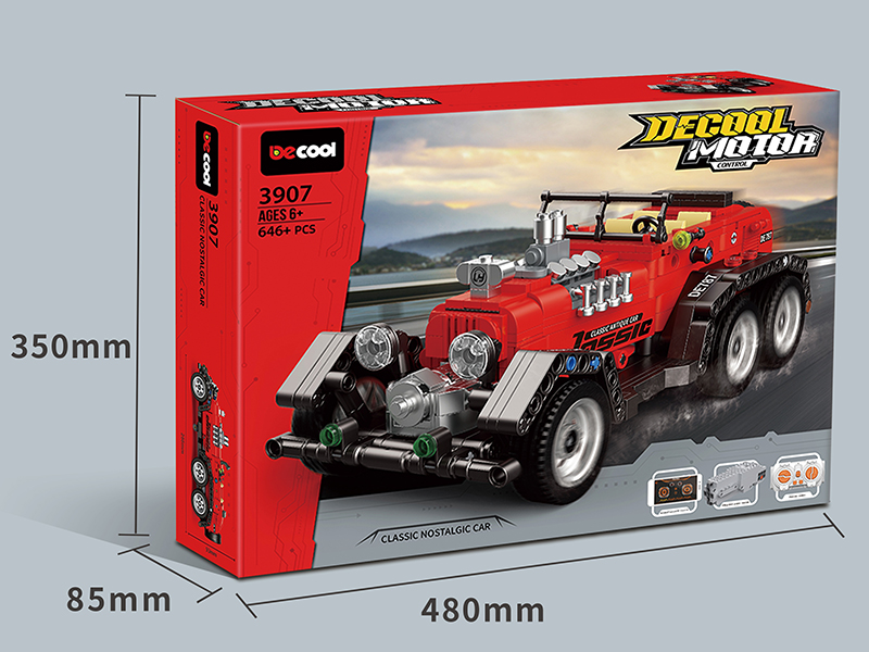 2.4G Remote Control Vintage Car Building Blocks