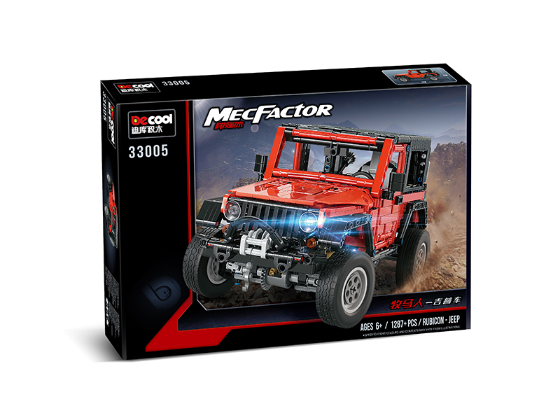 Wrangler - Jeep Technic Series Building Blocks 1287pcs