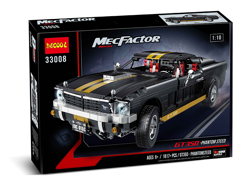 Technology Series Building Blocks - GT350 Phantom Steed 1817pcs