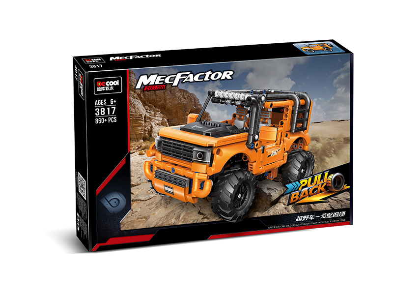 Technology Series Building Blocks Cross Country Vehicle 860pcs