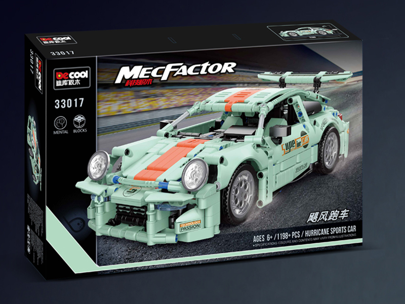 Technology Series Building Blocks - Porsche 911 Sports Car 1198pcs