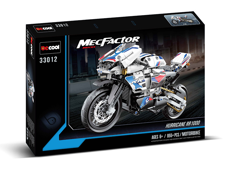 Technology Series Building Blocks - Motorbike 855pcs