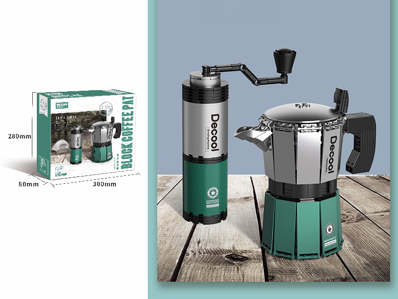 Coffee Machine Building Blocks Series - Decool Mocha Pot Set