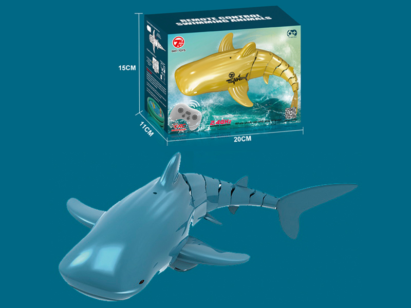 2.4G R/C Blue Shark Playing In Water