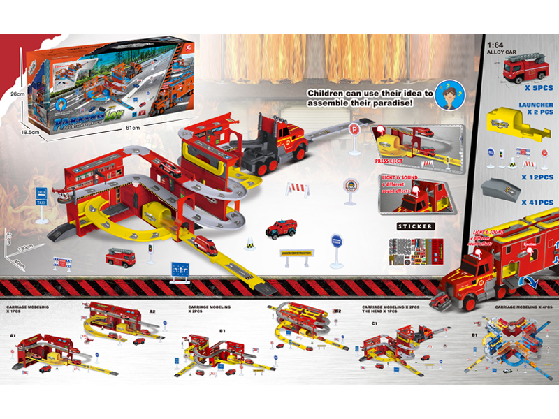 Container Storage Fire Parking Lot