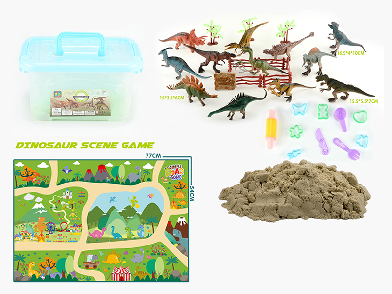 Dinosaur World Space Sand Toy