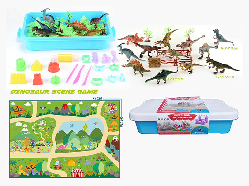 Dinosaur World Space Sand Toy