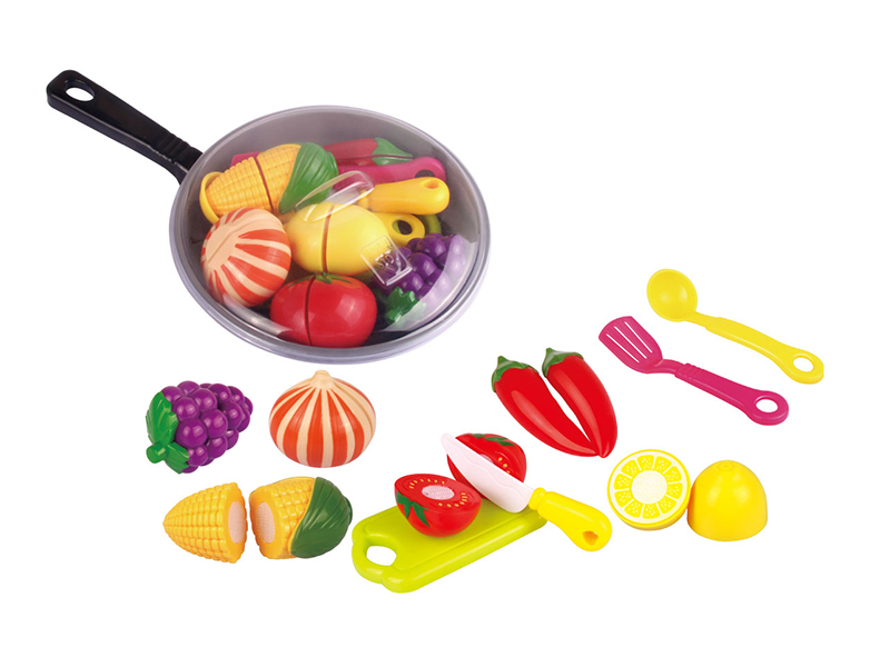 Cutting Fruits And Vegetable Set + Fry Pan 12pcs