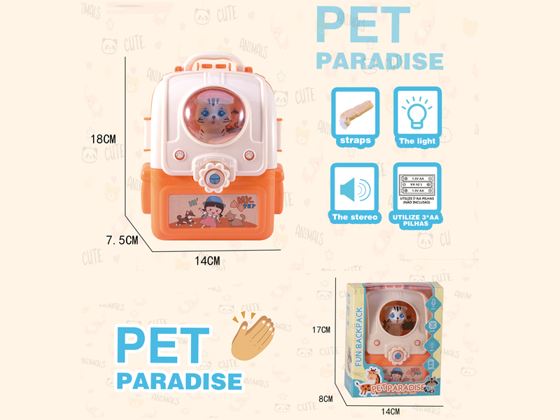 B/O Voice Controlled Kitten With Action Lights And Music