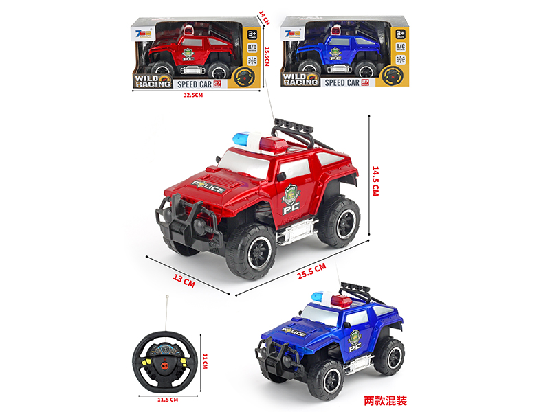 4 Channel Remote Control Hummer Police Car