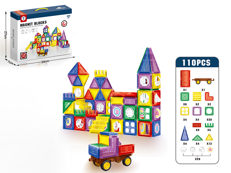 DIY Castle Magnetic Building Blocks