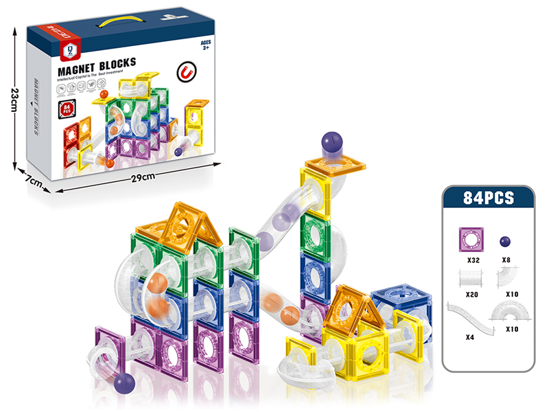 Magnetic Track Building Blocks