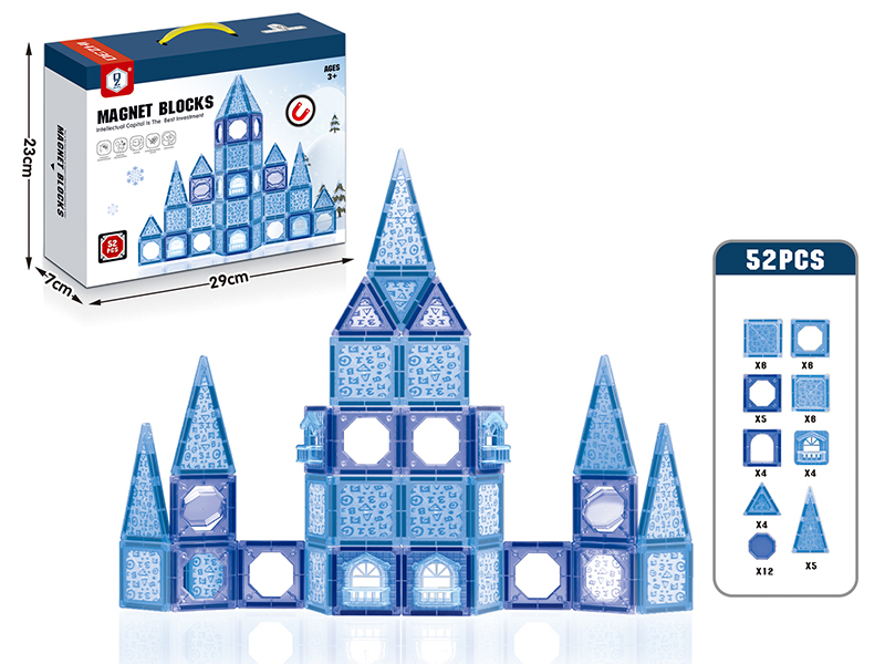 DIY Castle Magnetic Building Blocks