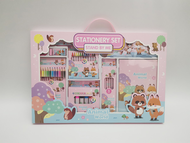 Animal World Stationery Set