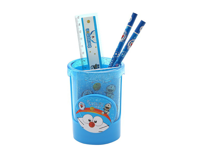 Doraemon Pencil Holder Stationery Set
