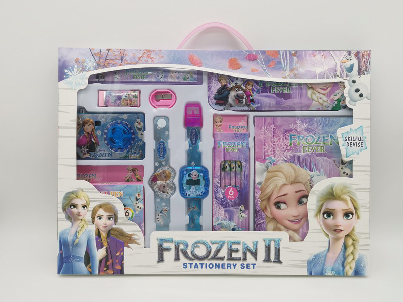 Frozen Stationery Set + Camera + Electronic Watch