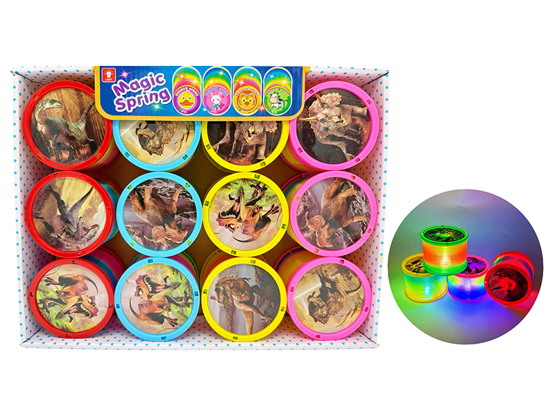 Dinosaur Rainbow Circle With Light 12Pcs
