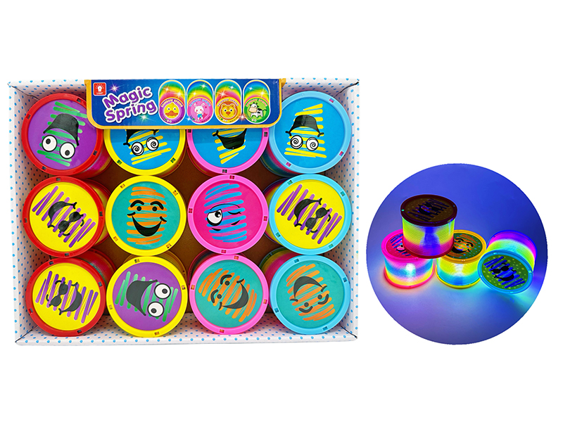 Strange Face Rainbow Circle With Light 12Pcs