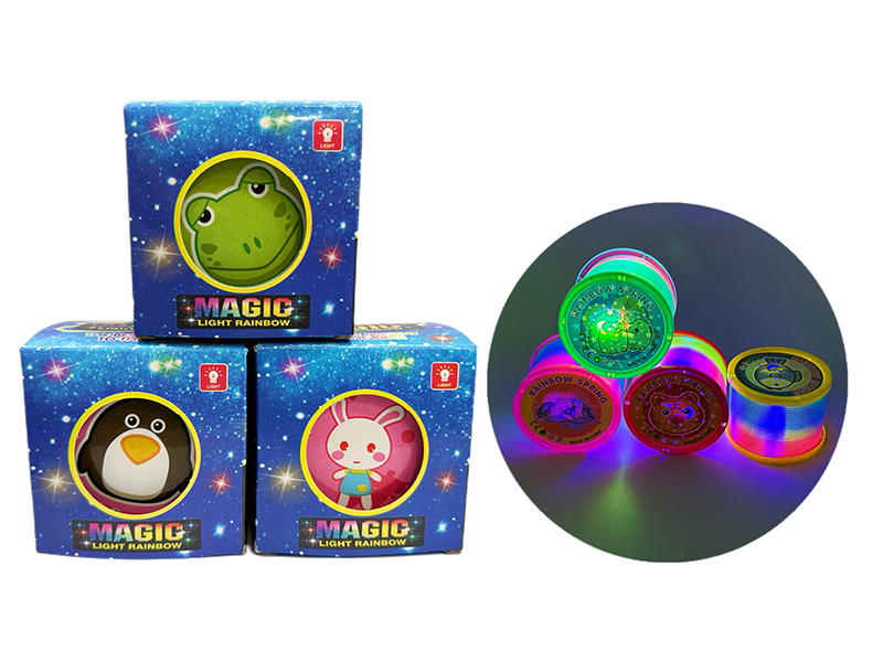 Cartoon Animal Rainbow Circle With Light 12Pcs