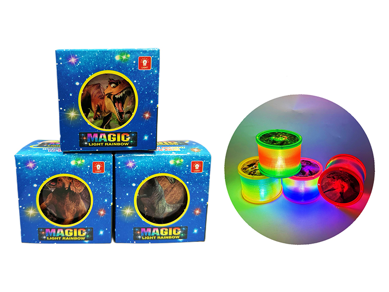 Dinosaur Rainbow Circle With Light 12Pcs