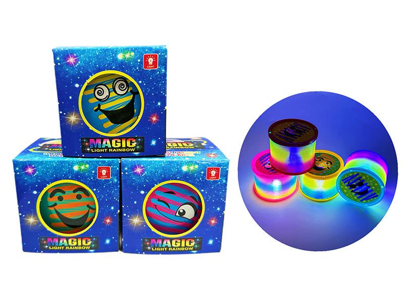 Strange Face Rainbow Circle With Light 12Pcs