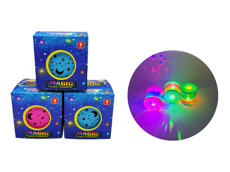 Star Moon Rainbow Circle With Light 12Pcs