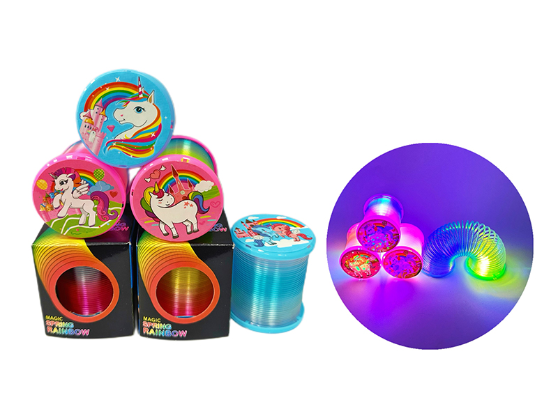 Unicorn Rainbow Circle With Light 12Pcs